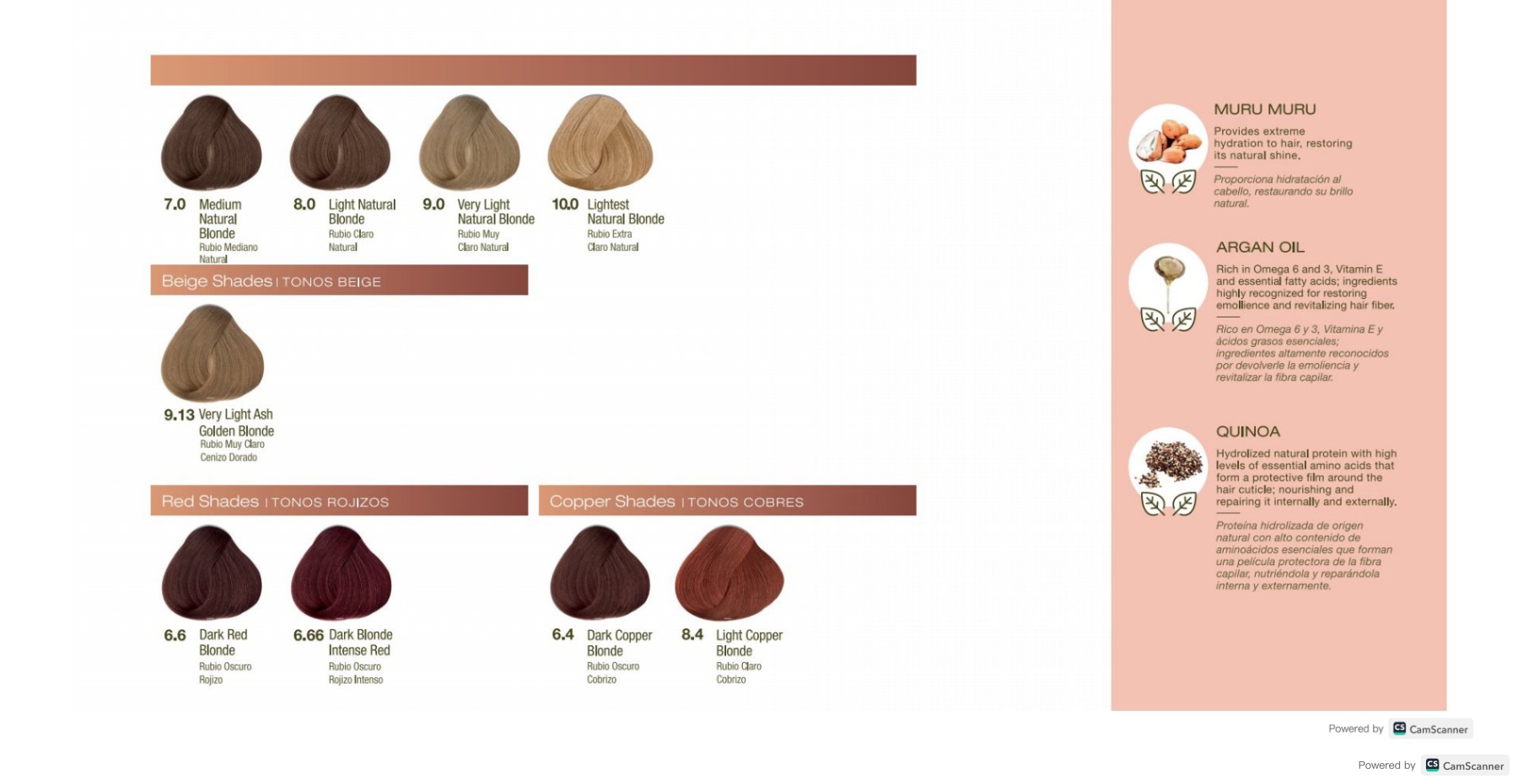 Tintura 5.42 Castaño Claro
Cobrizo Irizado Green Forest Sin Amoniaco Recamier X60 GR - Image 4