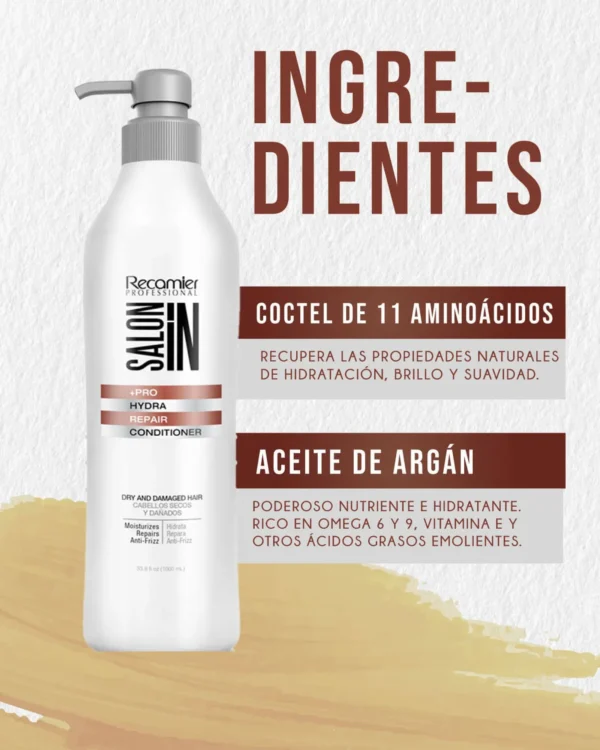 Acondicionador Hydra Repair X1000 Ml Salon In Recamier - Image 3
