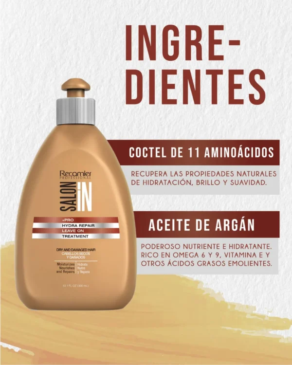 Tratamiento Sin Enjuague Hydra Repair X300 Ml Salon In Recamier - Image 3