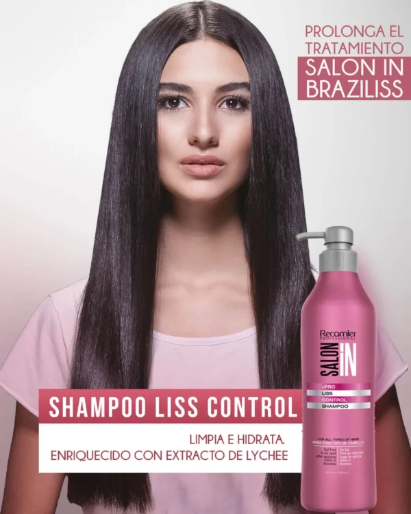 Shampoo Liss Control X1000 Ml Sin Sal Salon In Recamier - Image 4