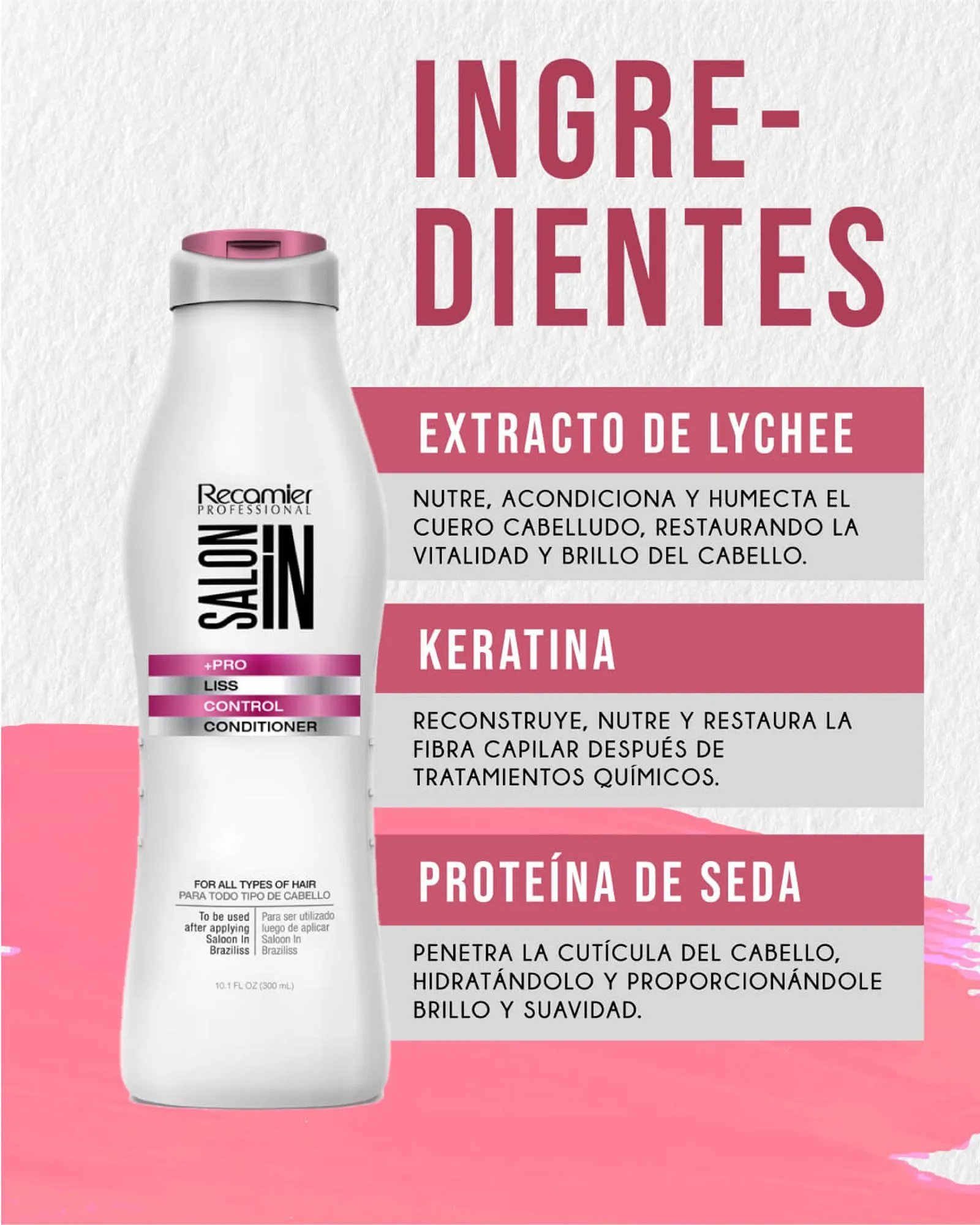 Acondicionador Liss Control X300 Ml Salon In Recamier - Image 3