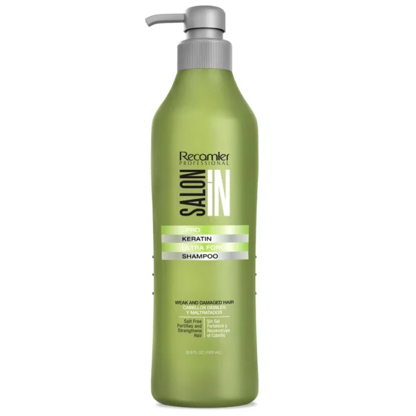 Shampoo Keratin Ultra Force X1000 Ml Sin Sal Salon In Recamier