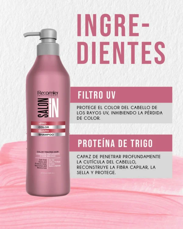Shampoo Color Guard X1000 Ml Sin Sal Salon In Recamier - Image 3