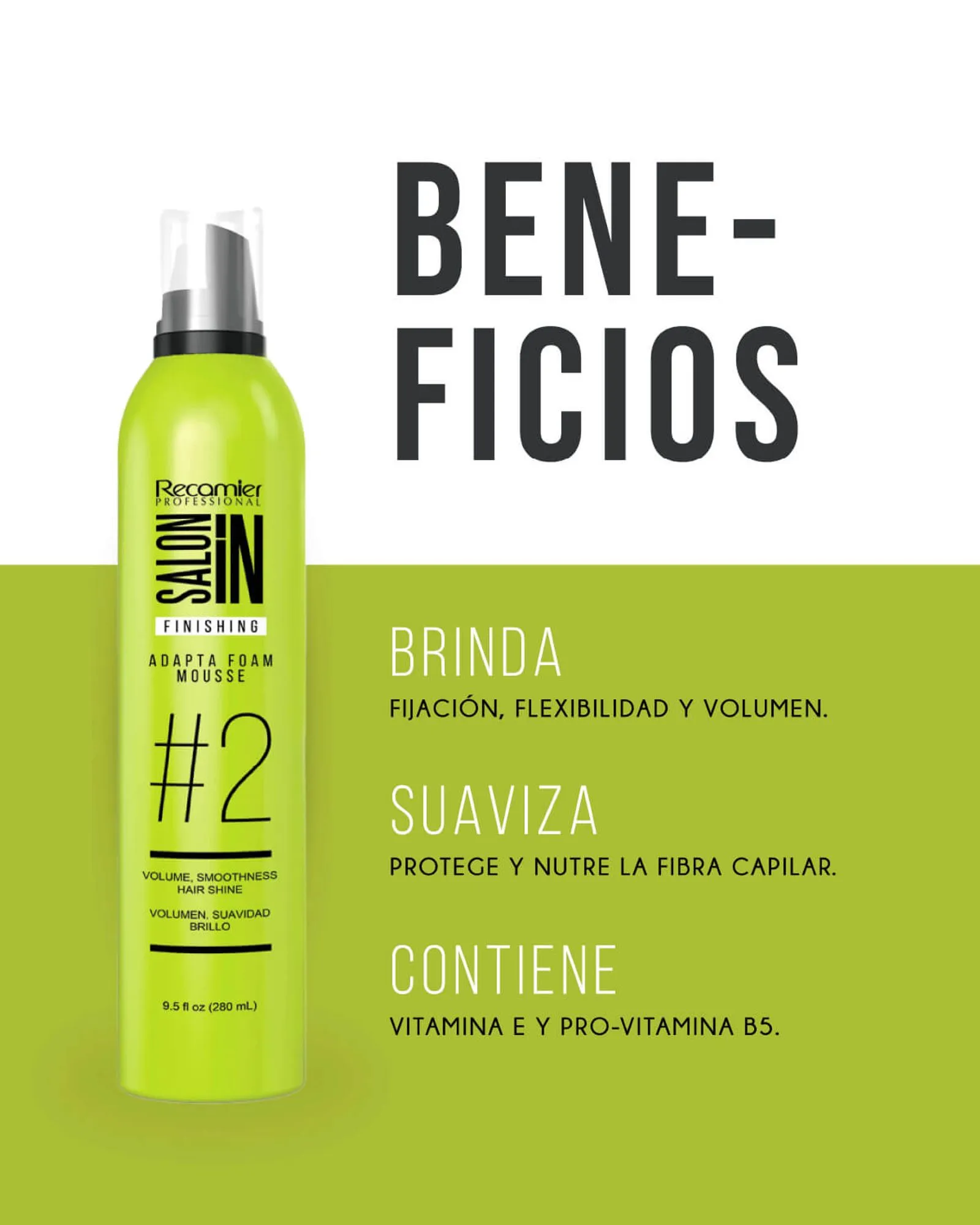 Adapta Foam Mousse X280 Ml Salon In Recamier - Image 3