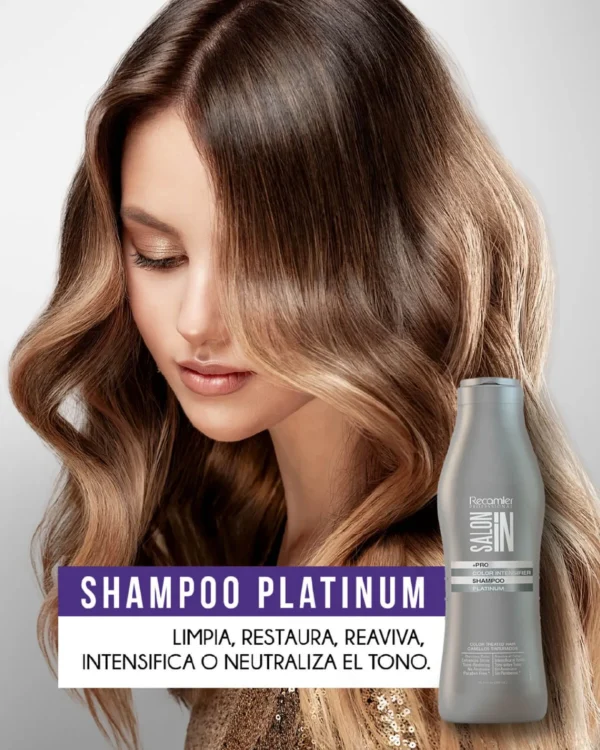 Shampoo Color Intensifier Platinum X300 Ml Salon In Recamier - Image 4