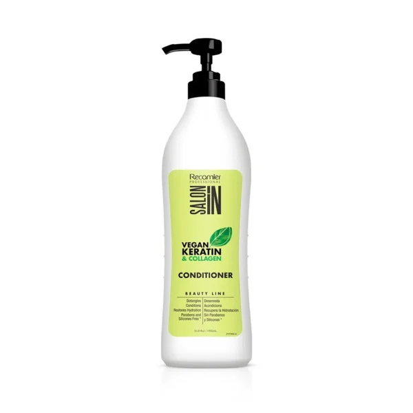 Acondicionador Vegan Keratin Collagen Hair X1000 Ml Salon In Recamier