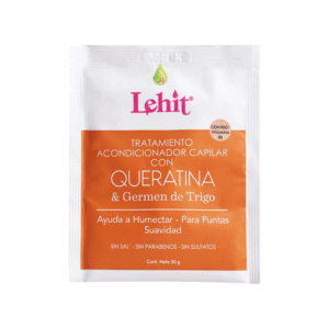 Tratamiento Acondicionador Capilar Queratina & Germen de Trigo X30 Gr Sachet Lehit