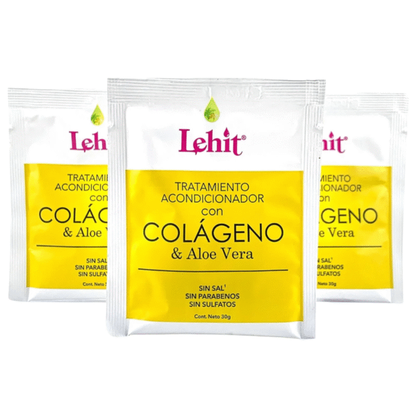 Tratamiento Acondicionador Con Colágeno & Aloe Vera X30 Gr Sachet Lehit