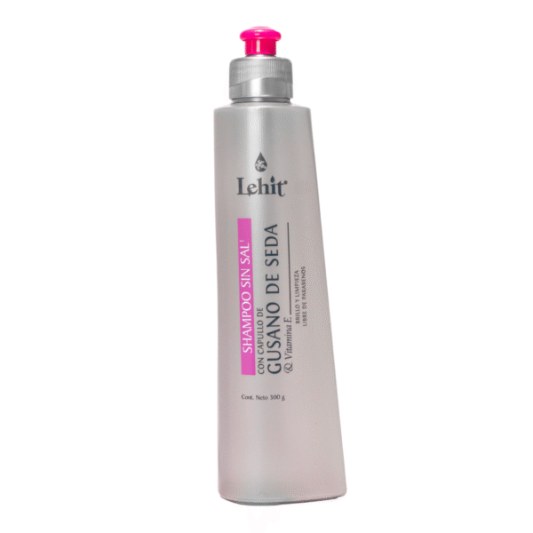 Shampoo Con Capullo De Gusano De Seda & Vitamina E X300 Gr Lehit Sin Sal