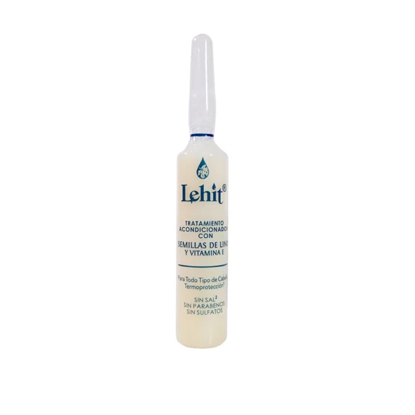 Tratamiento Acondicionador Semillas De Lino & Vitamina E X13 Ml Lehit Ampolleta