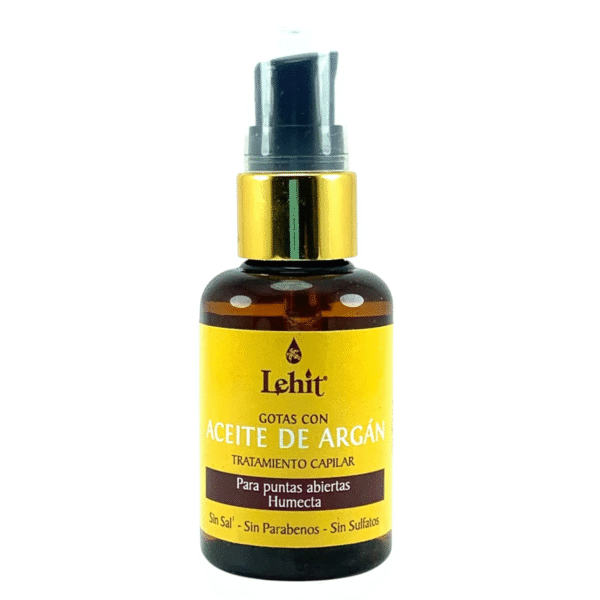 Tratamiento Capilar Gotas Con Aceite De Argan Para Puntas Abiertas X50 Ml Lehit