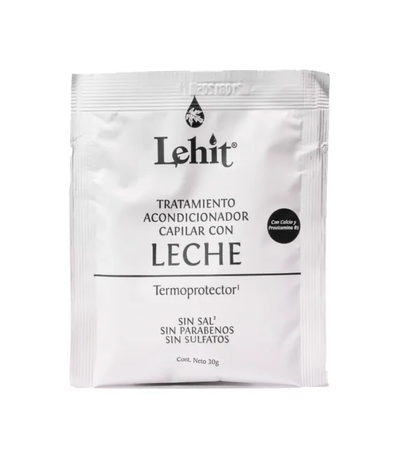 Tratamiento Acondicionador Con Leche Termoprotector X30 Gr Sachet Lehit