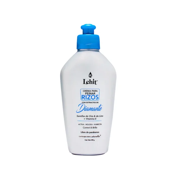 Crema para Peinar Rizos con Extracto de Diamante X300 Gr Lehit
