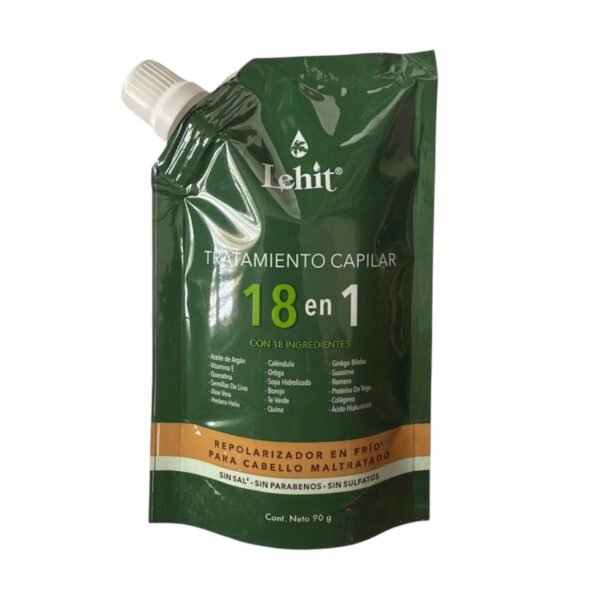 Tratamiento Capilar Multivitaminico Repolarizador 18 En 1 X90 Gr Doypack Lehit