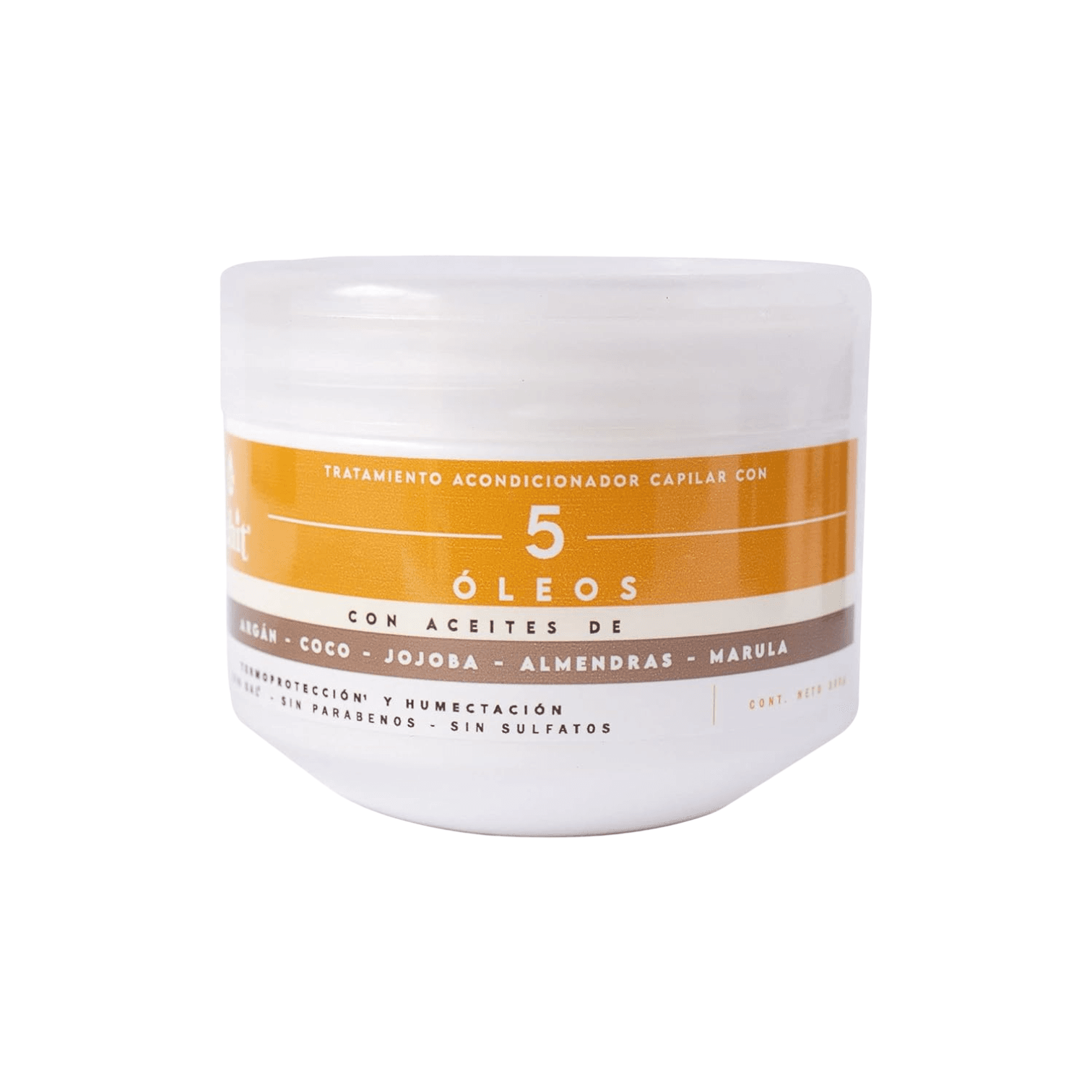 Tratamiento Capilar Acondicionador 5 Óleos X300 Gr Lehit