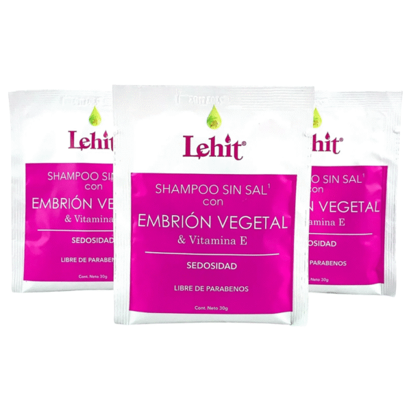 Tratamiento Acondicionador Embrión Vegetal & Vitamina E X30 Gr Sachet Lehit