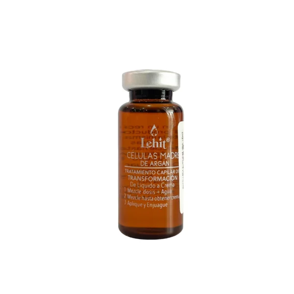 Tratamiento Capilar De Transformación De Liquido A Crema Celulas Madre De Argan X3 de X15 Ml Lehit Ampolleta - Image 2