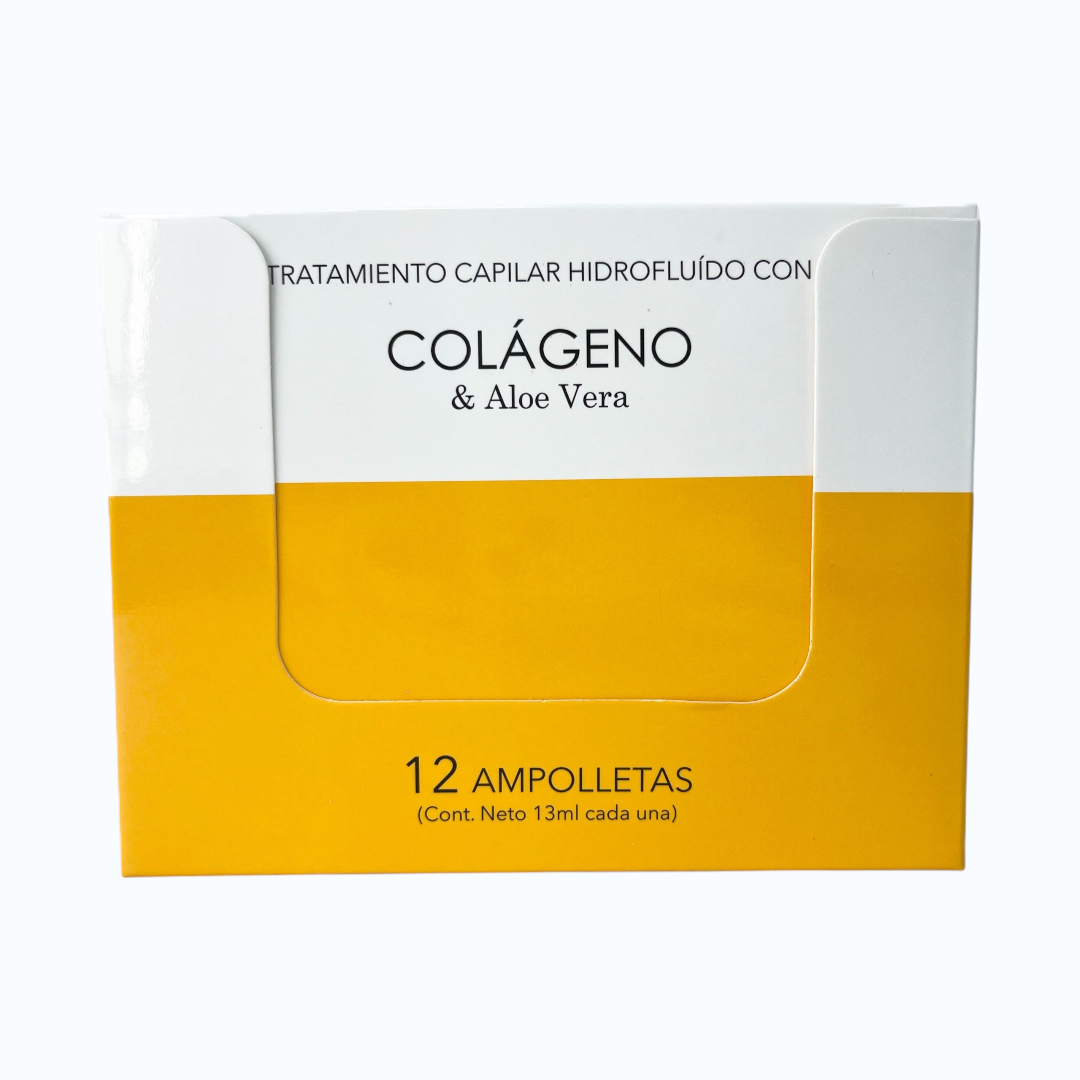 Tratamiento Capilar Hidrofluido colágeno Y Aloe Vera X13 Ml Lehit Ampolleta - Image 3