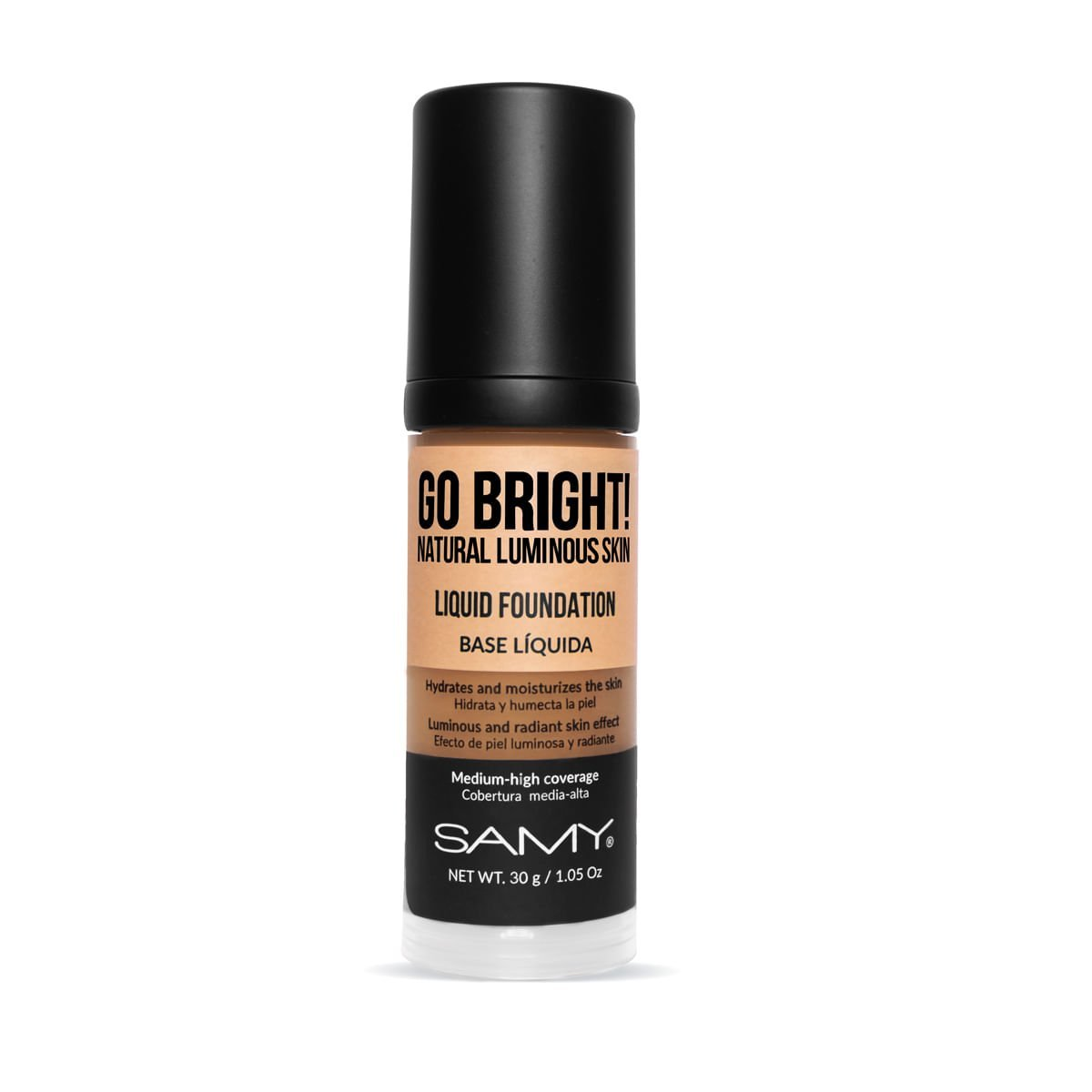 Base Líquida Go Bright! # 6.0 Deep Tan Samy