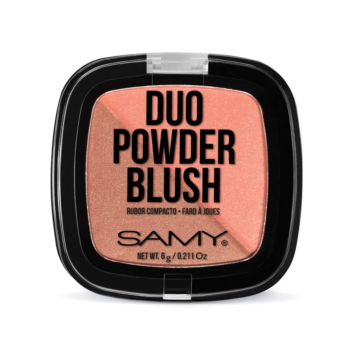 Rubor Duo Cuadrado 02 Pink Rosas Samy