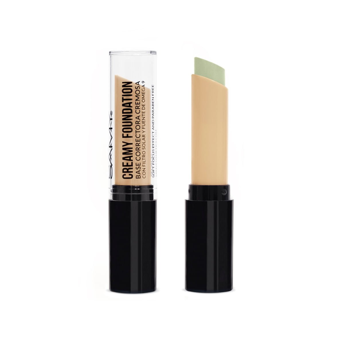 Base Correctora Cremosa En Barra # 04. Verde - Green Samy