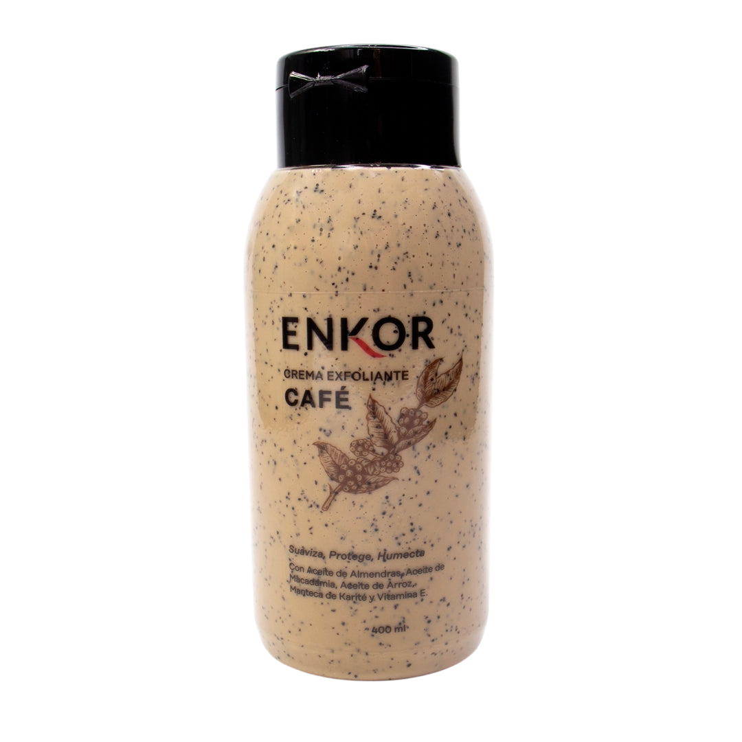 Crema Exfoliante De Café X400 Ml Ref 33090 Enkor Profesional