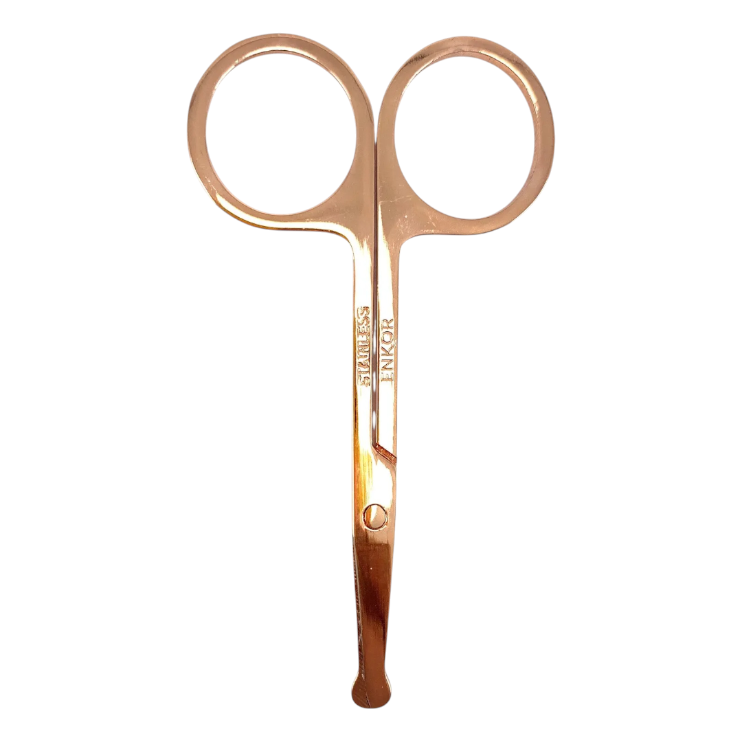 Tijera Para Nariz Negro/Dorado/Rosado Ref 33695 Enkor Profesional - Image 4