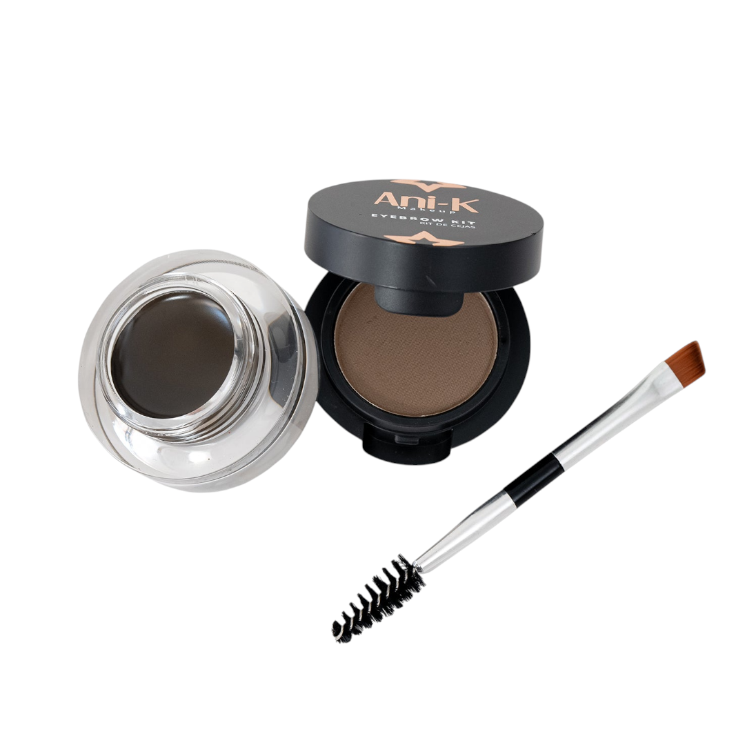 Kit De Cejas 03 Dark Brown Bonita Ani-K Makeup