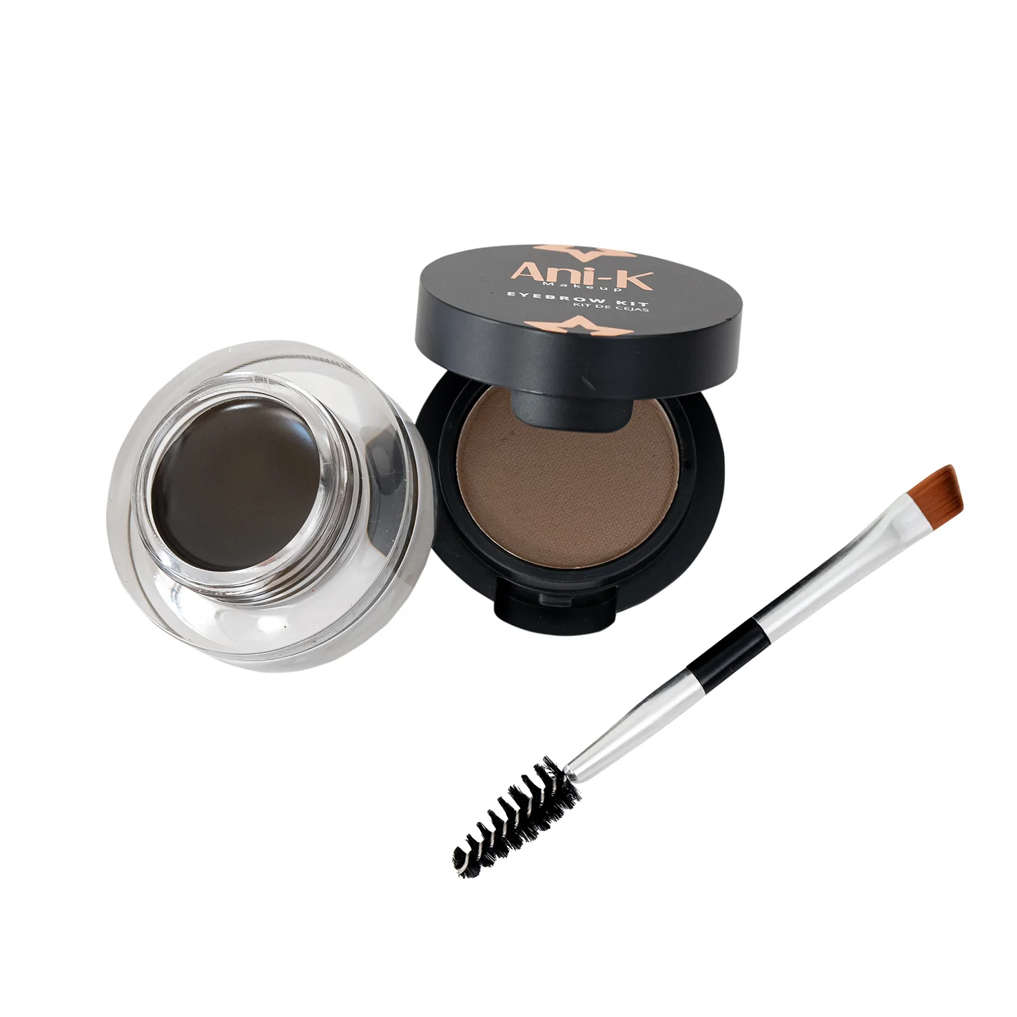 Kit De Cejas 03 Dark Brown Bonita Ani-K Makeup