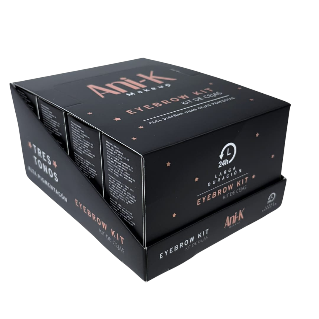 Kit De Cejas 03 Dark Brown Bonita Ani K Makeup - Image 6