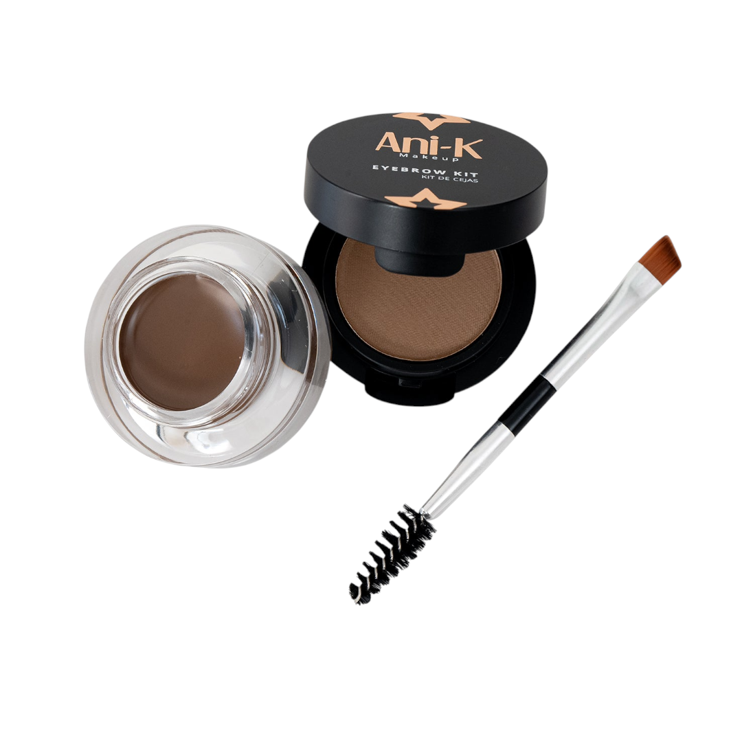 Kit De Cejas 02 Medium Brown Bonita Ani-K Makeup