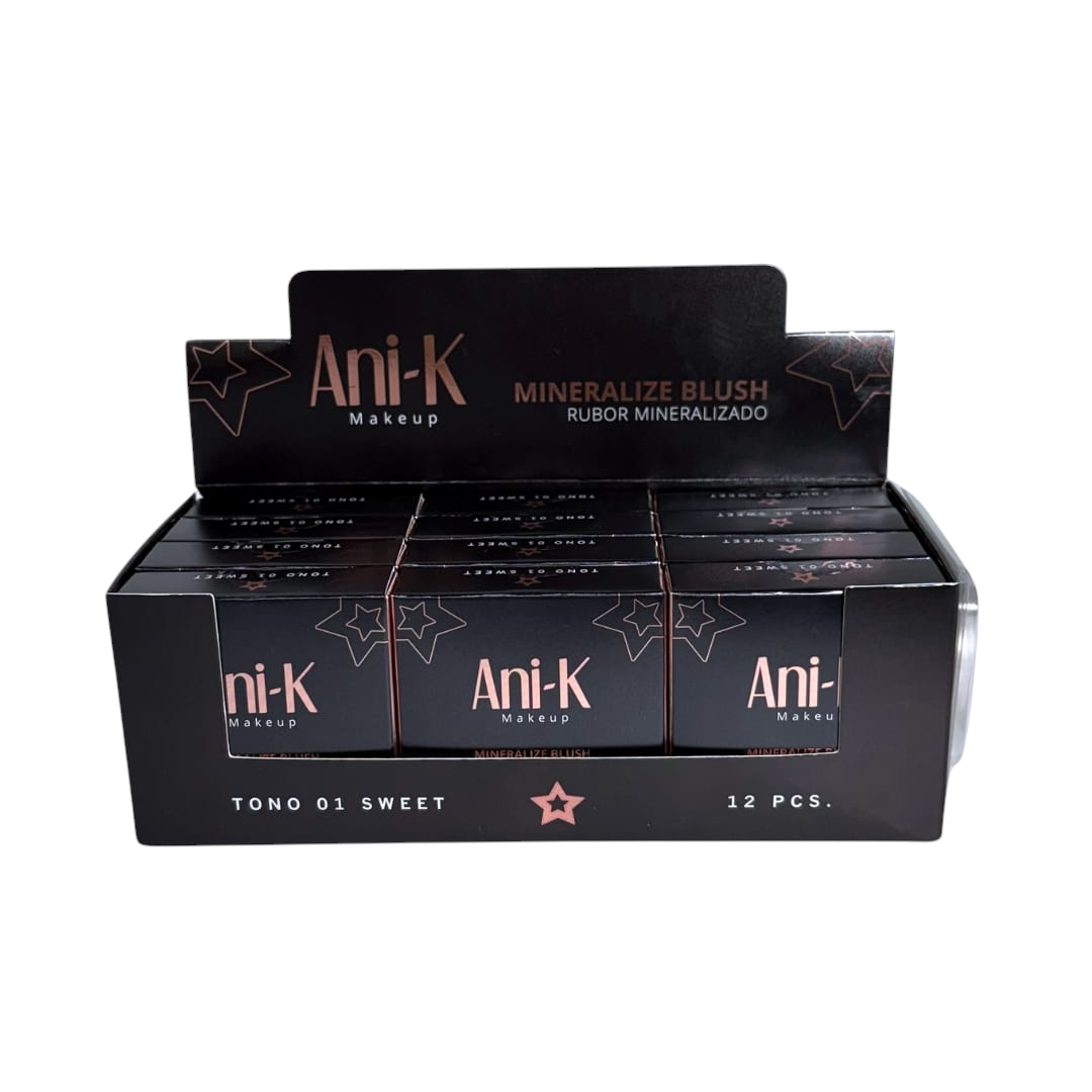 Rubor Mineralizado 02 Authentic Bonita Ani-K Makeup - Image 9