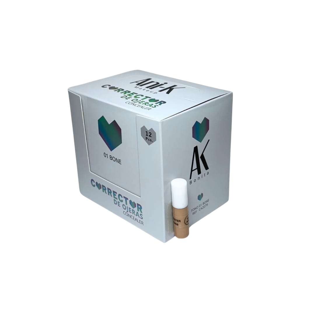 Corrector De Ojeras 01 Bone X4 Ml Ani-K Makeup - Image 19
