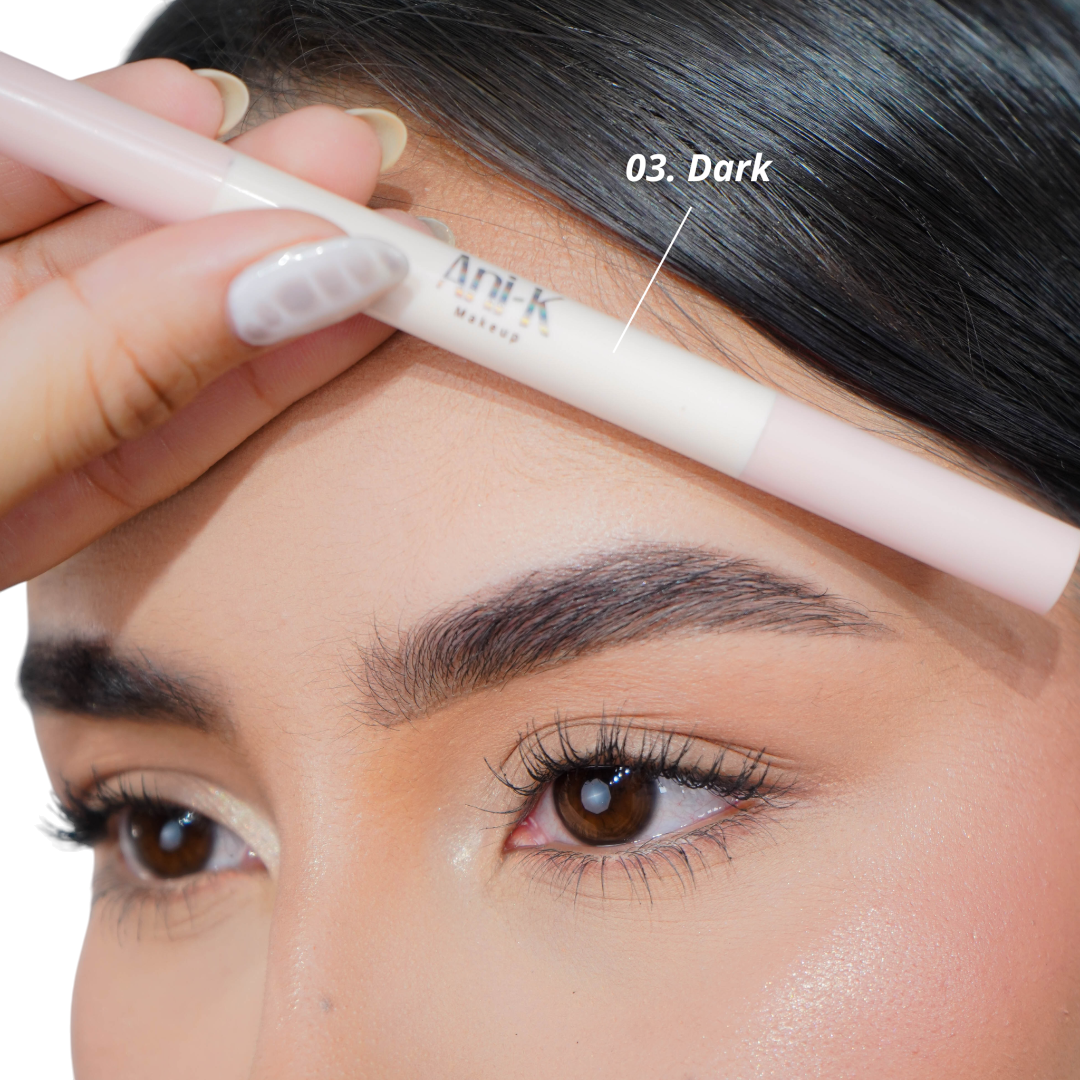 Lapiz Doble Para Cejas 02 Medium X2 Gr Ani K Makeup - Image 6