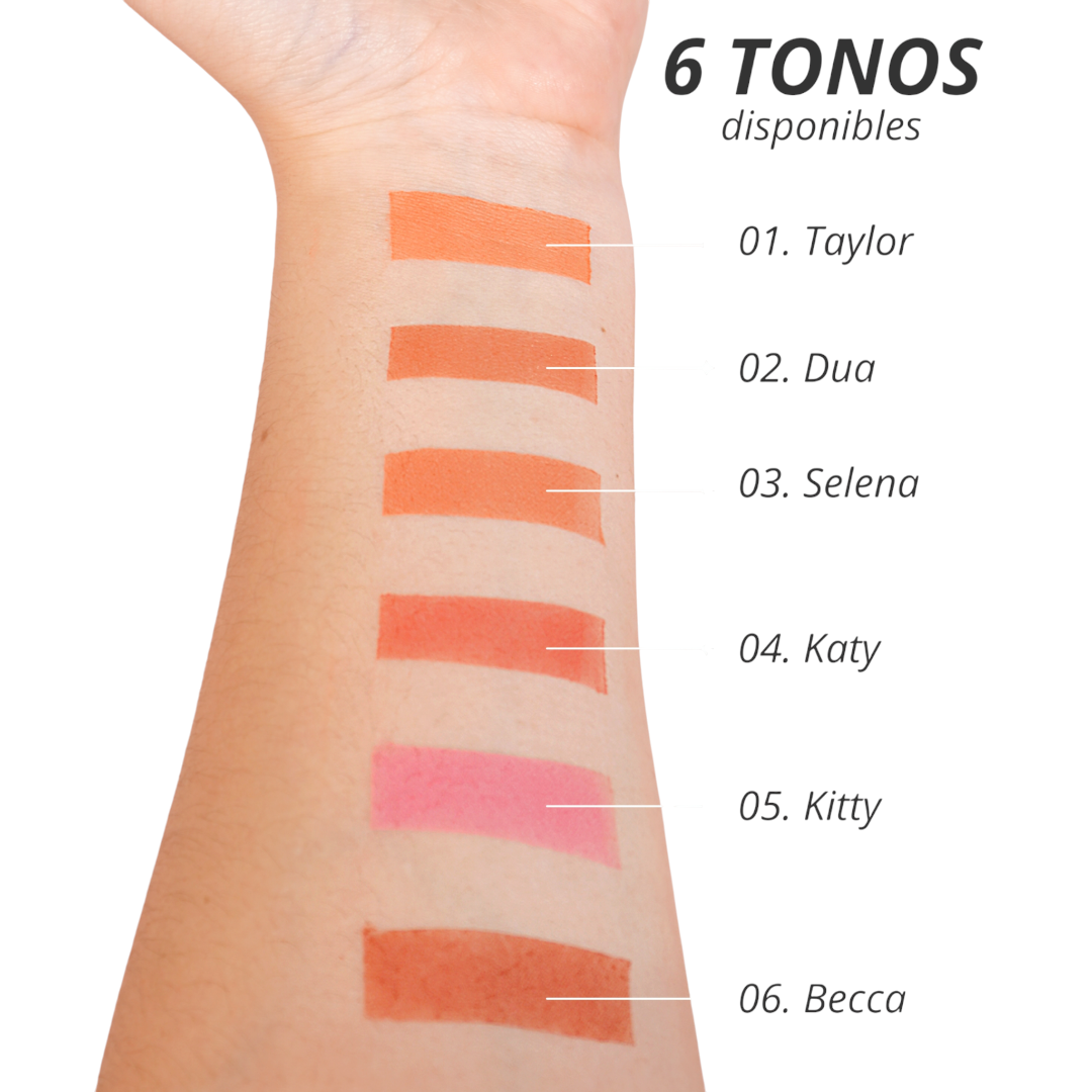 Rubor Compacto Bonita 04 Katy X8 Gr Ani-K Makeup - Image 3