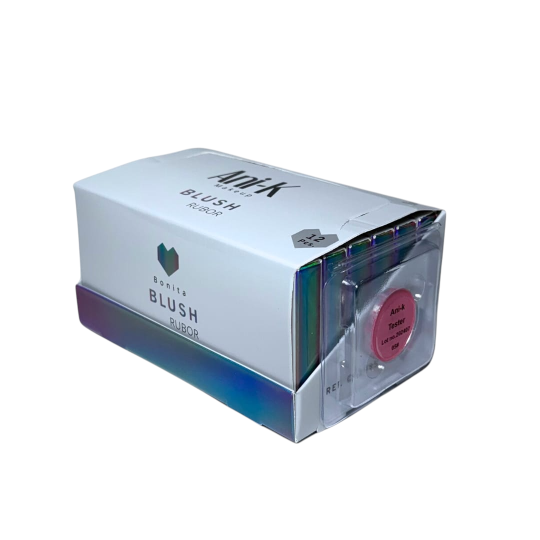 Rubor Compacto Bonita 04 Katy X8 Gr Ani-K Makeup - Image 6