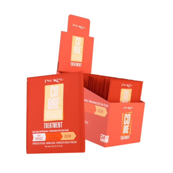 Tratamiento Matizante Color Cobre Dorado - Sachet X40 GR Prokpil - Image 2