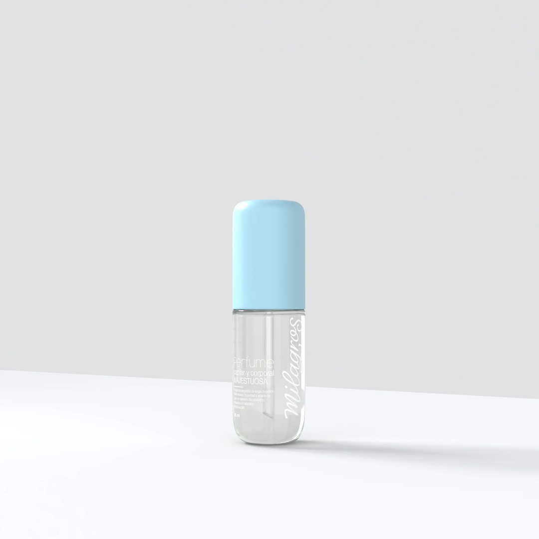 Mini Perfume Capilar Y Corporal Majestuosa (Notas Citricas Y Frescas) Cítrico X30 Ml Milagros