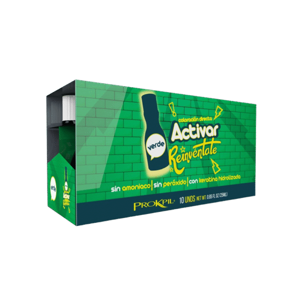 Tratamiento Activar Verde Gotas De Color - X25 Ml Prokpil - Image 3