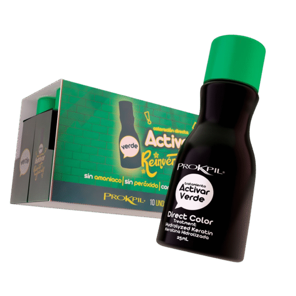 Tratamiento Activar Verde Gotas De Color - X25 Ml Prokpil