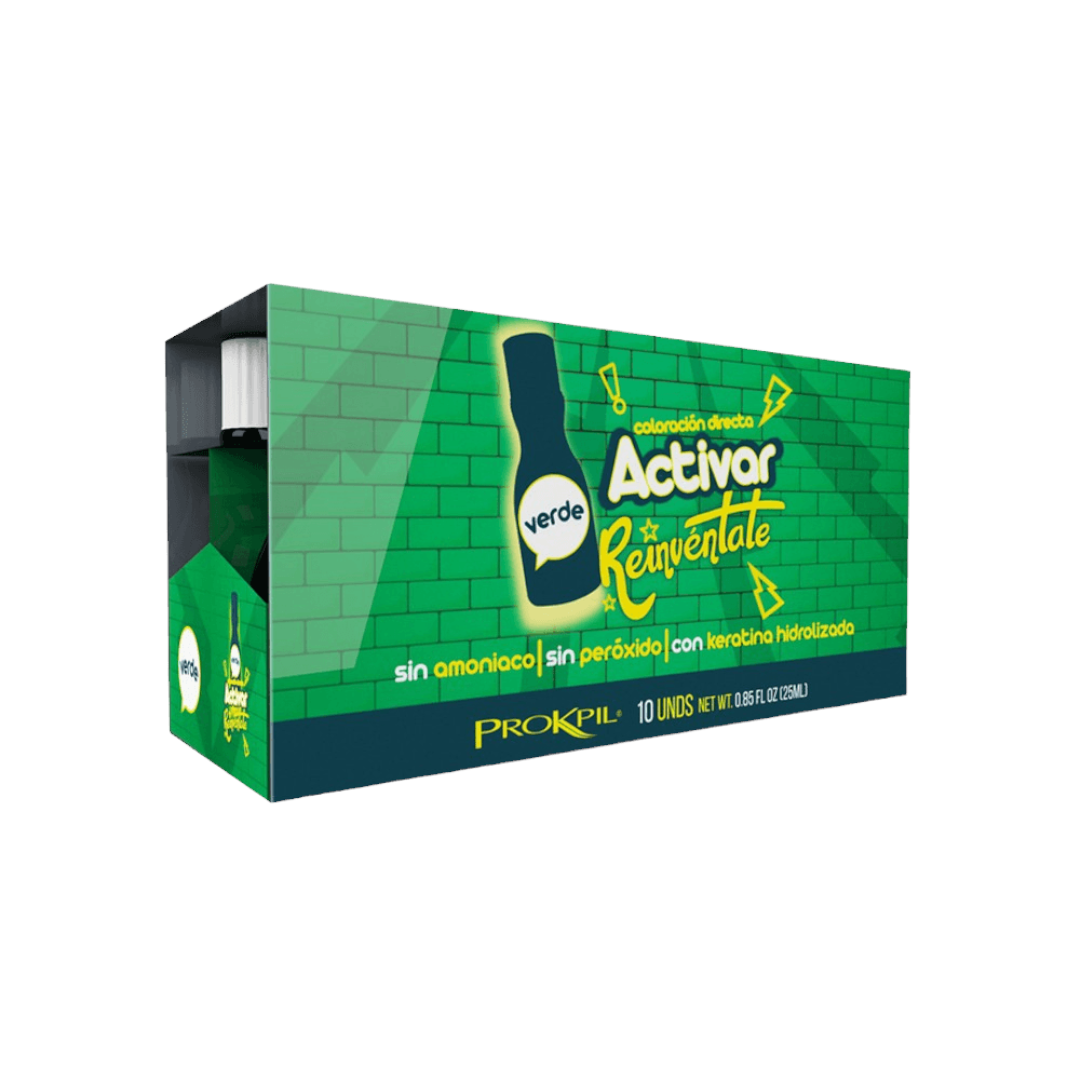 Tratamiento Activar Verde Gotas De Color - X25 Ml Prokpil - Image 3
