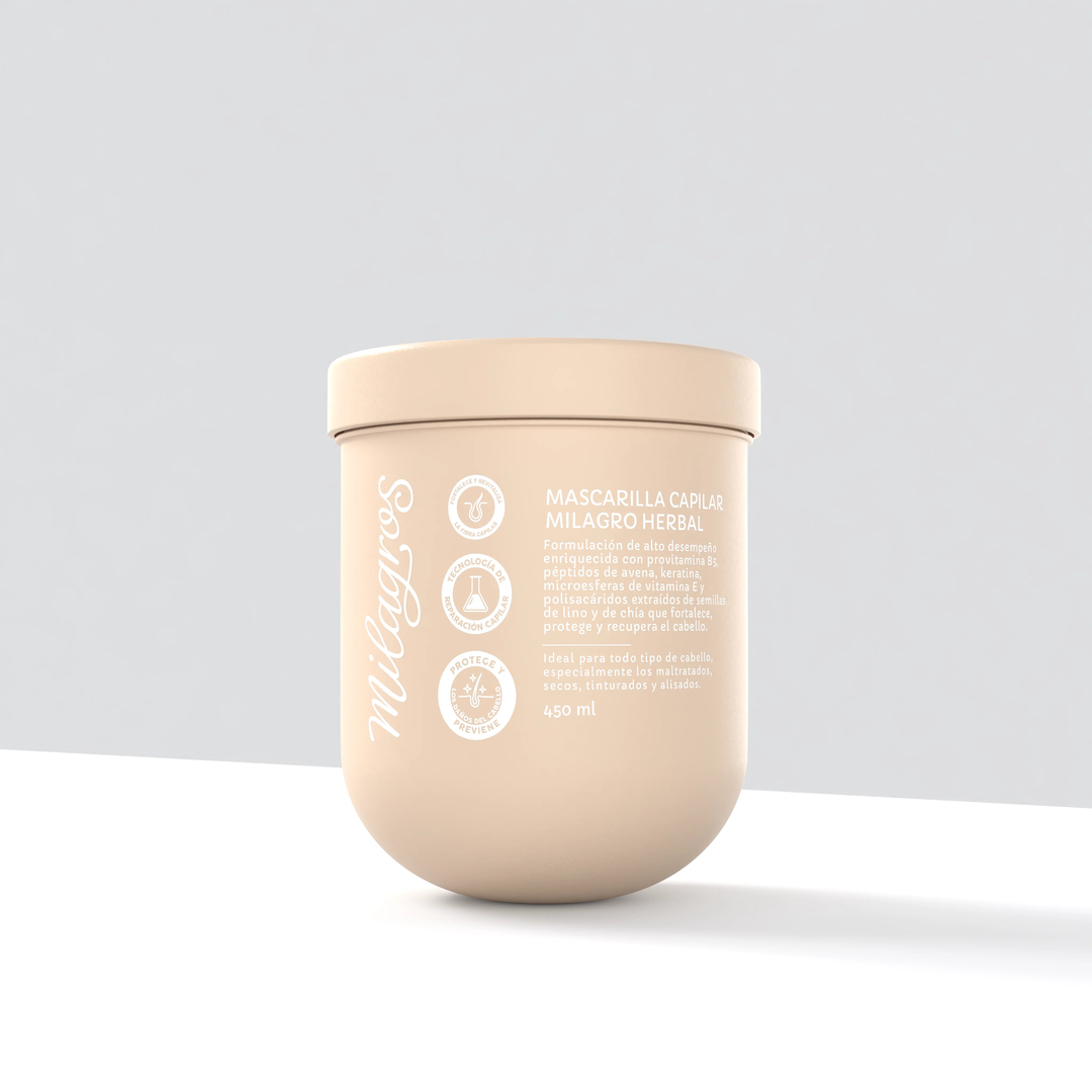 Mascarilla Capilar Milagro Herbal X450 Ml Milagros