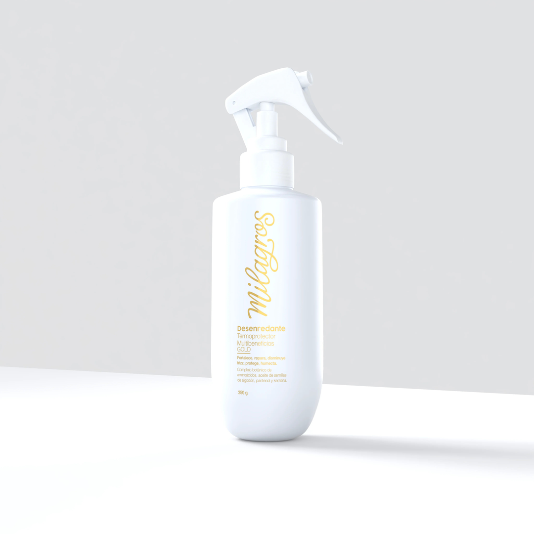Desenredante Termoprotector Multibeneficios Gold X250 Gr Milagros