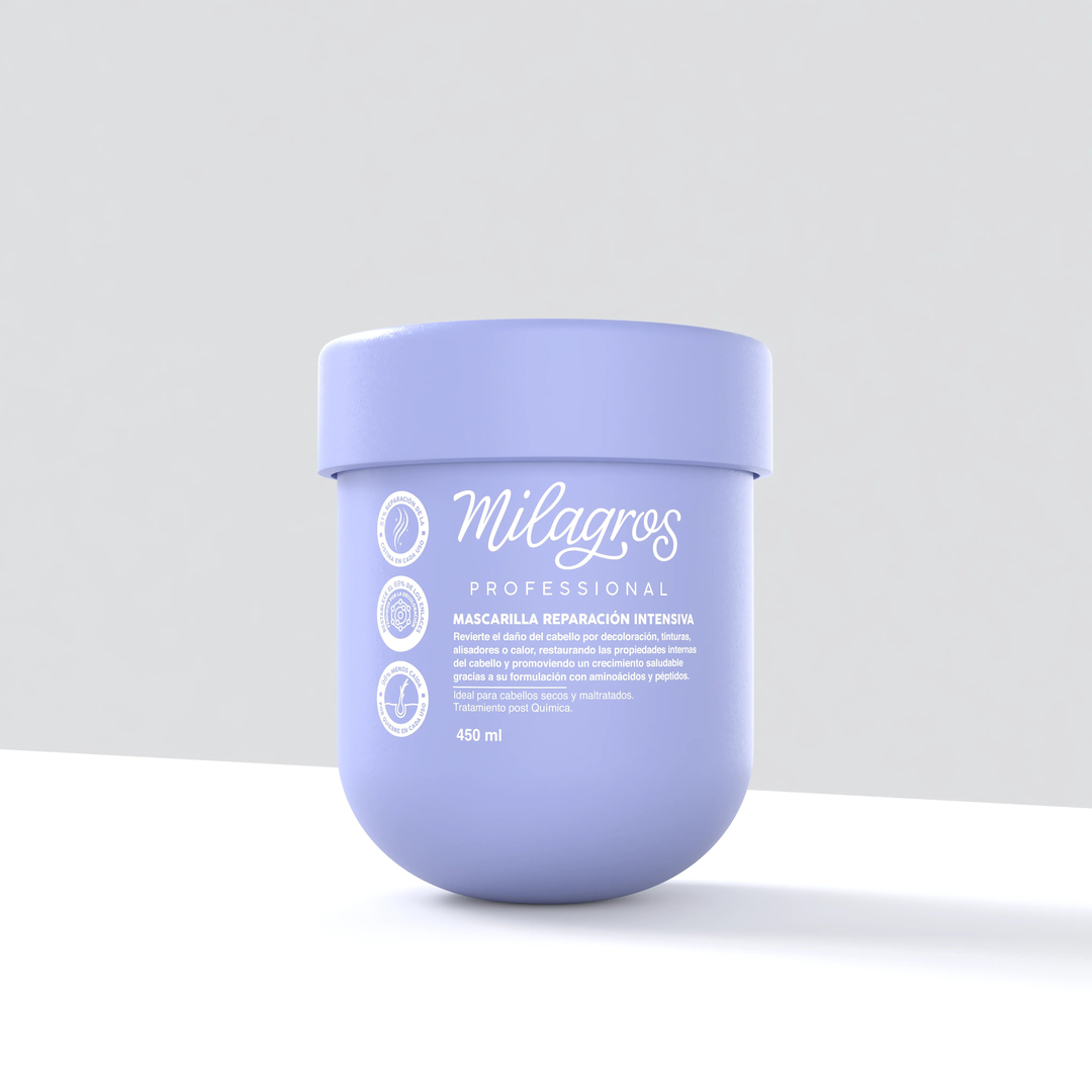 Mascarilla Profesional Reparación Intensiva X450 Ml Milagros