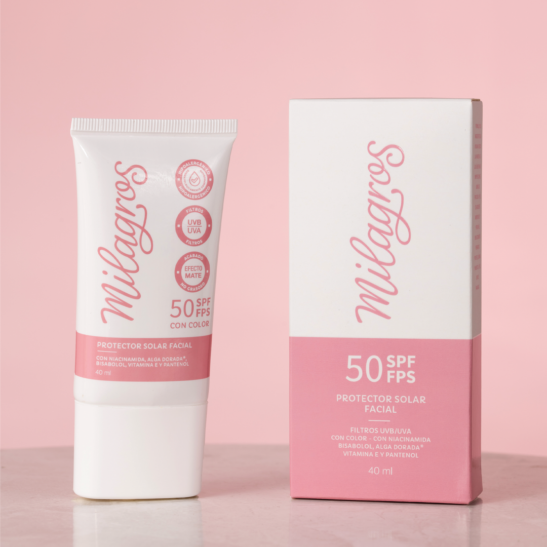 Protector Solar Facial Con Color Milagros - Image 3