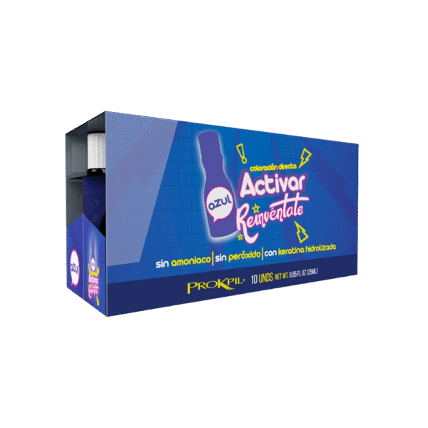 Tratamiento Activar Azul Gotas De Color - X25 Ml Prokpil - Image 3