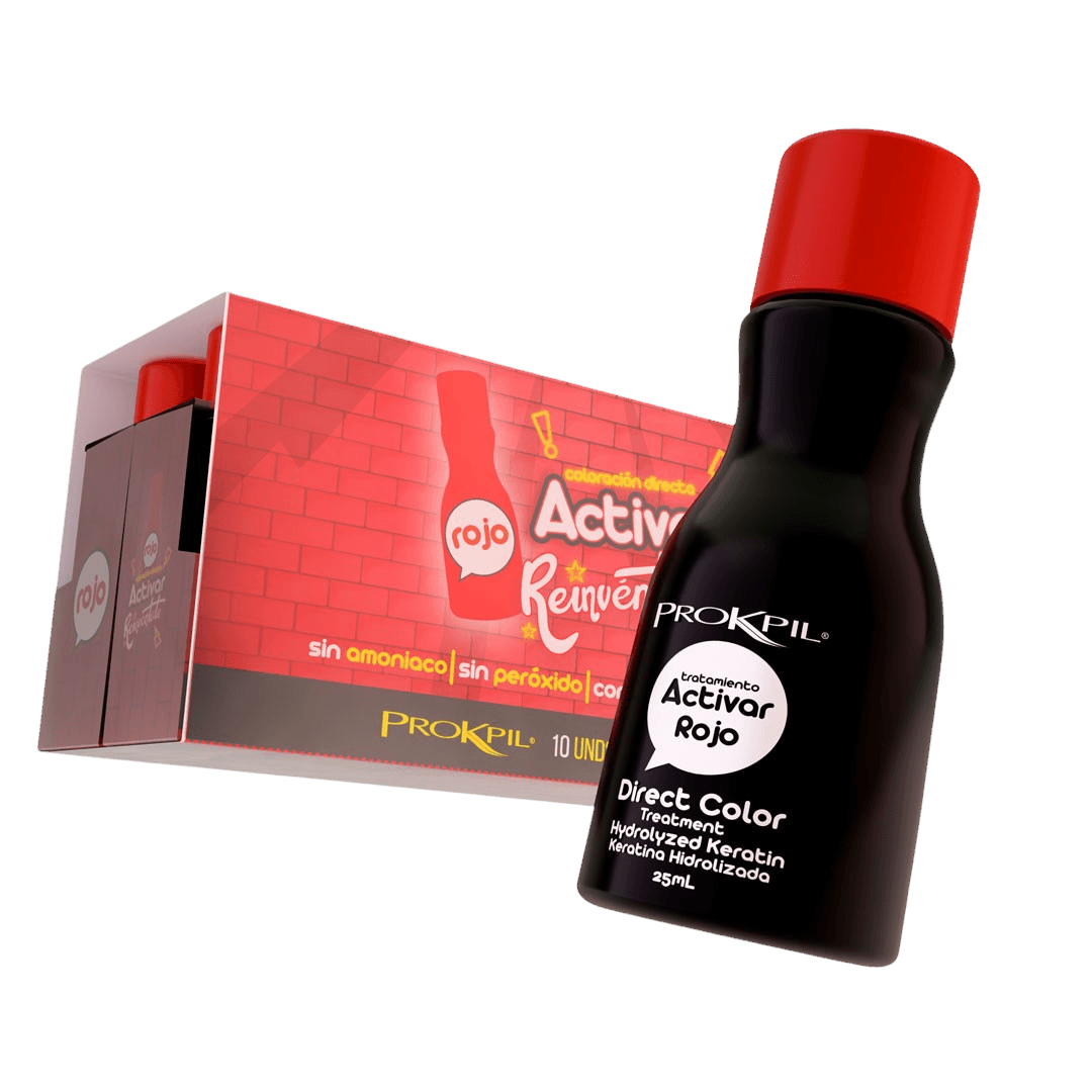 Tratamiento Activar Rojo Gotas De Color X25 Ml Prokpil