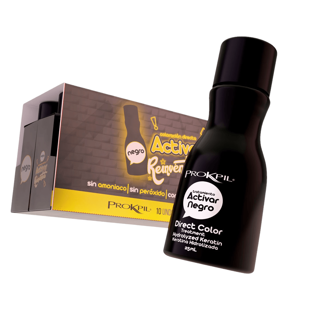 Tratamiento Activar Negro Gotas De Color X25 Ml Prokpil