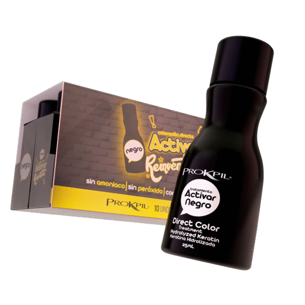 Tratamiento Activar Negro Gotas De Color - X25 Ml Prokpil