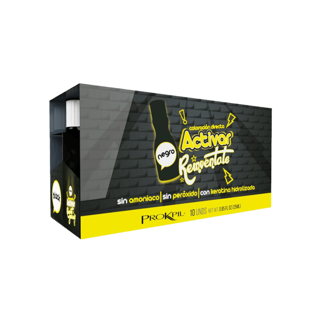 Tratamiento Activar Negro Gotas De Color X25 Ml Prokpil - Image 3